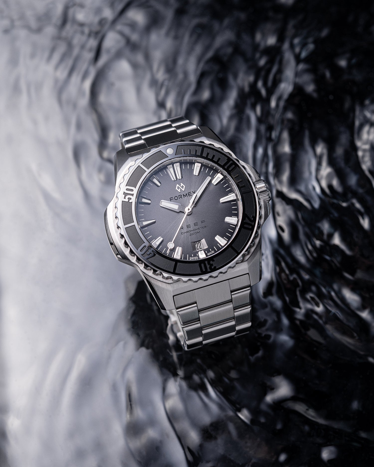 Hodinky Formex Reef 42 mm - Silver