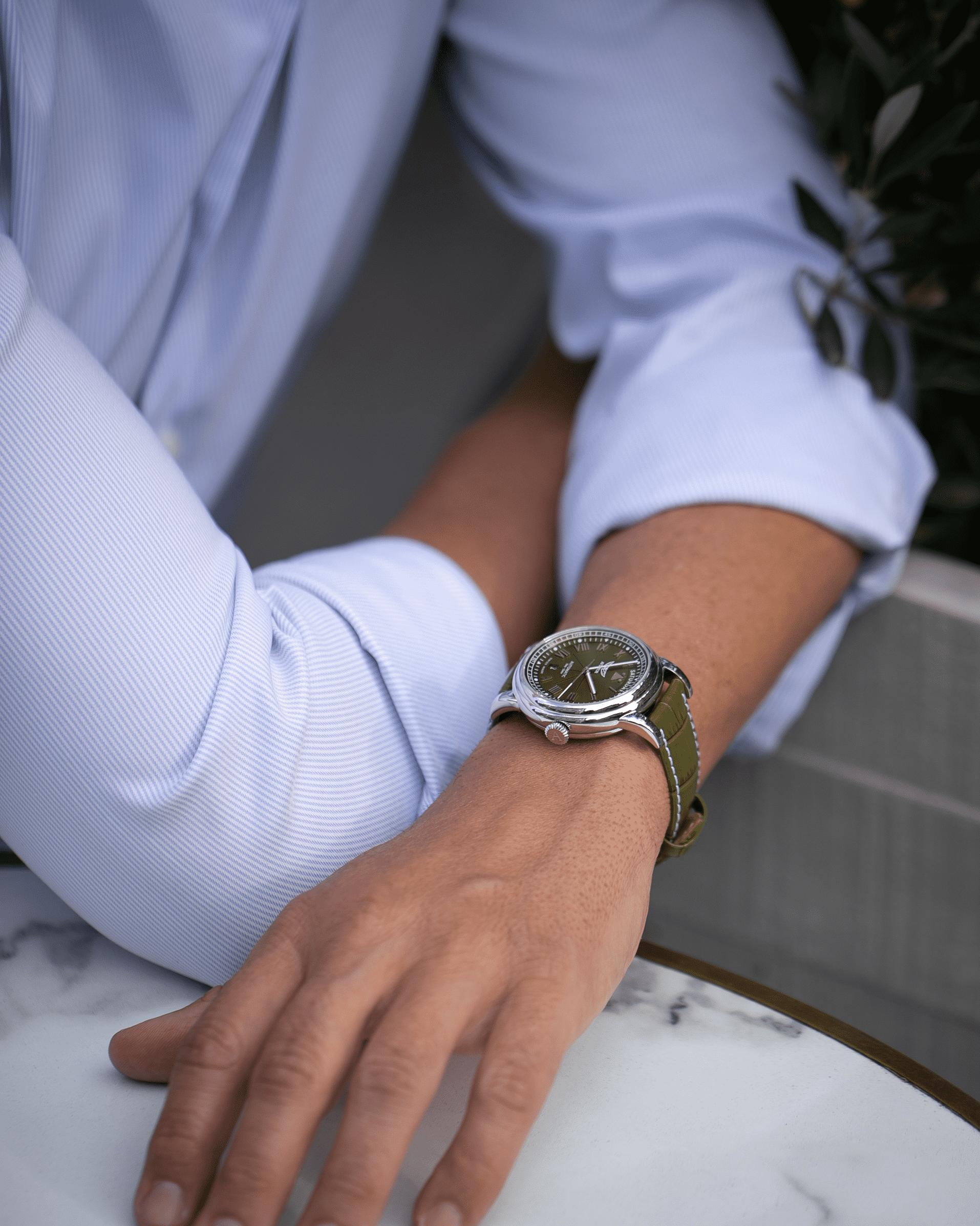 Hodinky AVIATOR SWISS Douglas day-date 41 V.3.35.0.278.4