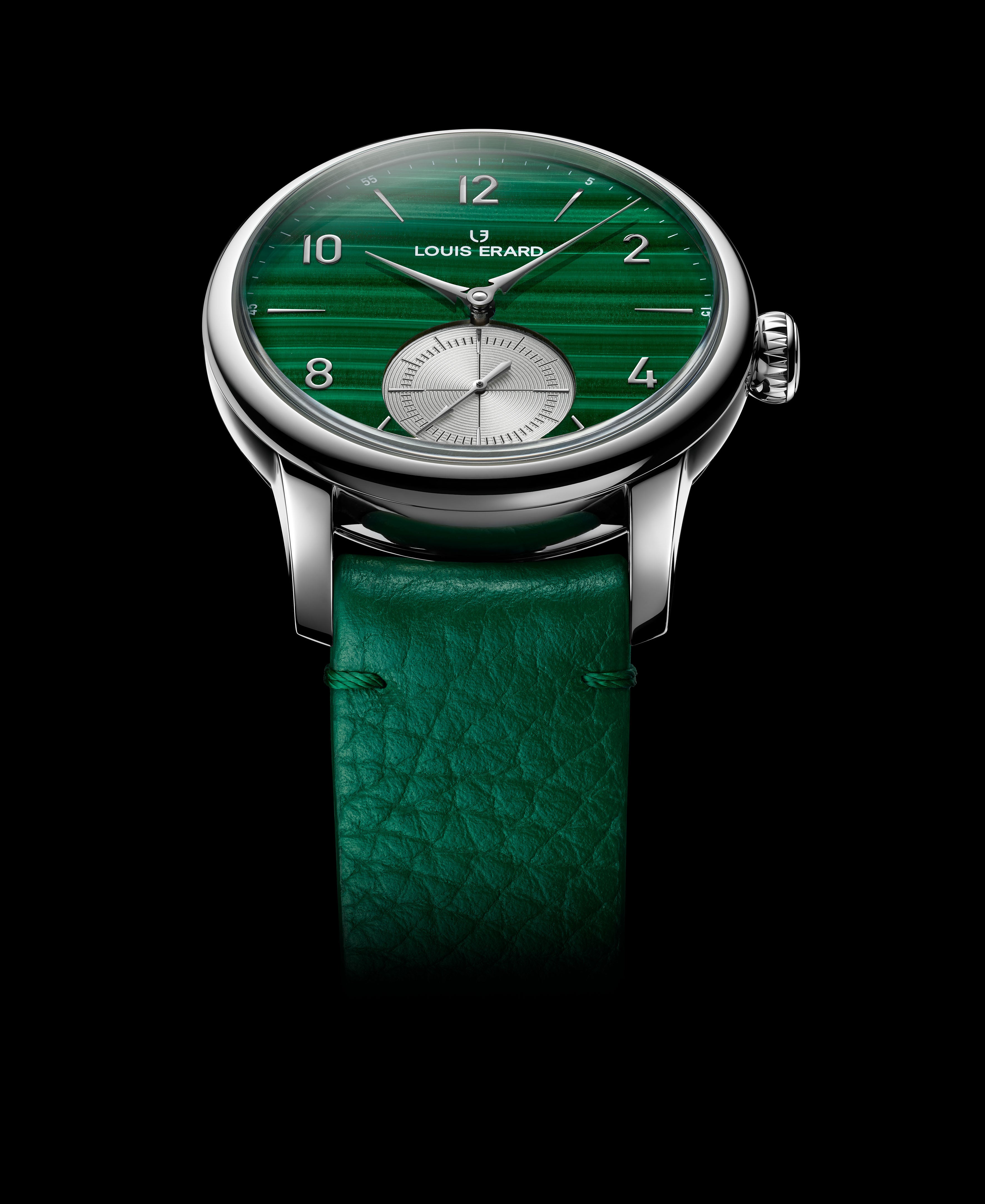 Hodinky Louis Erard Petite Seconde Malachite