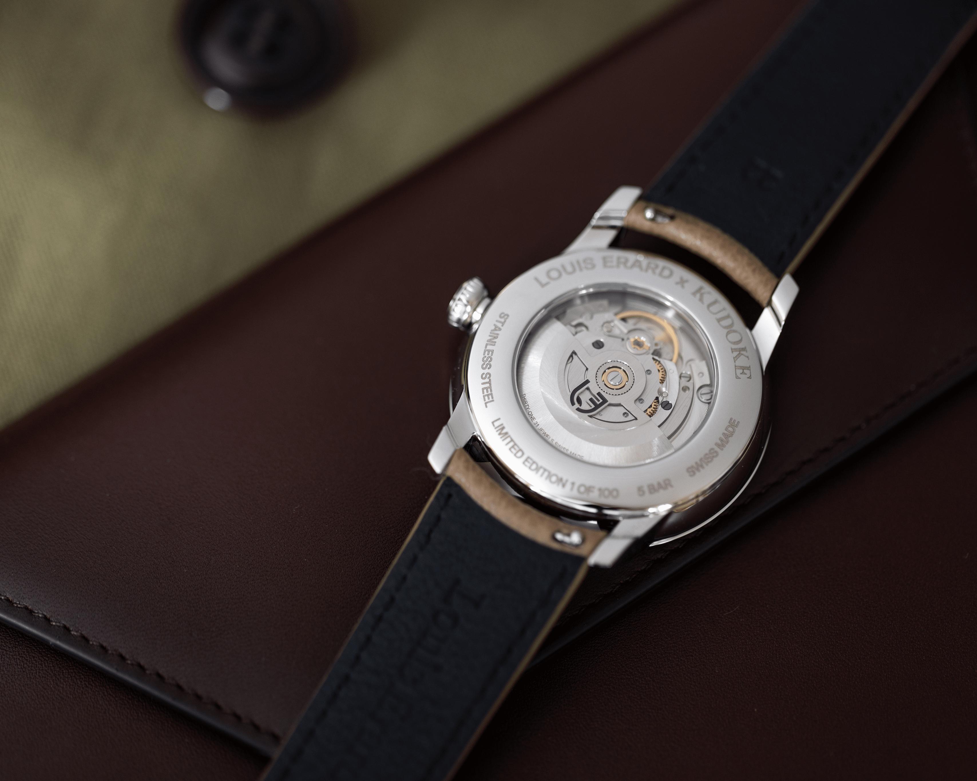 Uhr LOUIS ERARD X KUDOKE FOREST GREEN