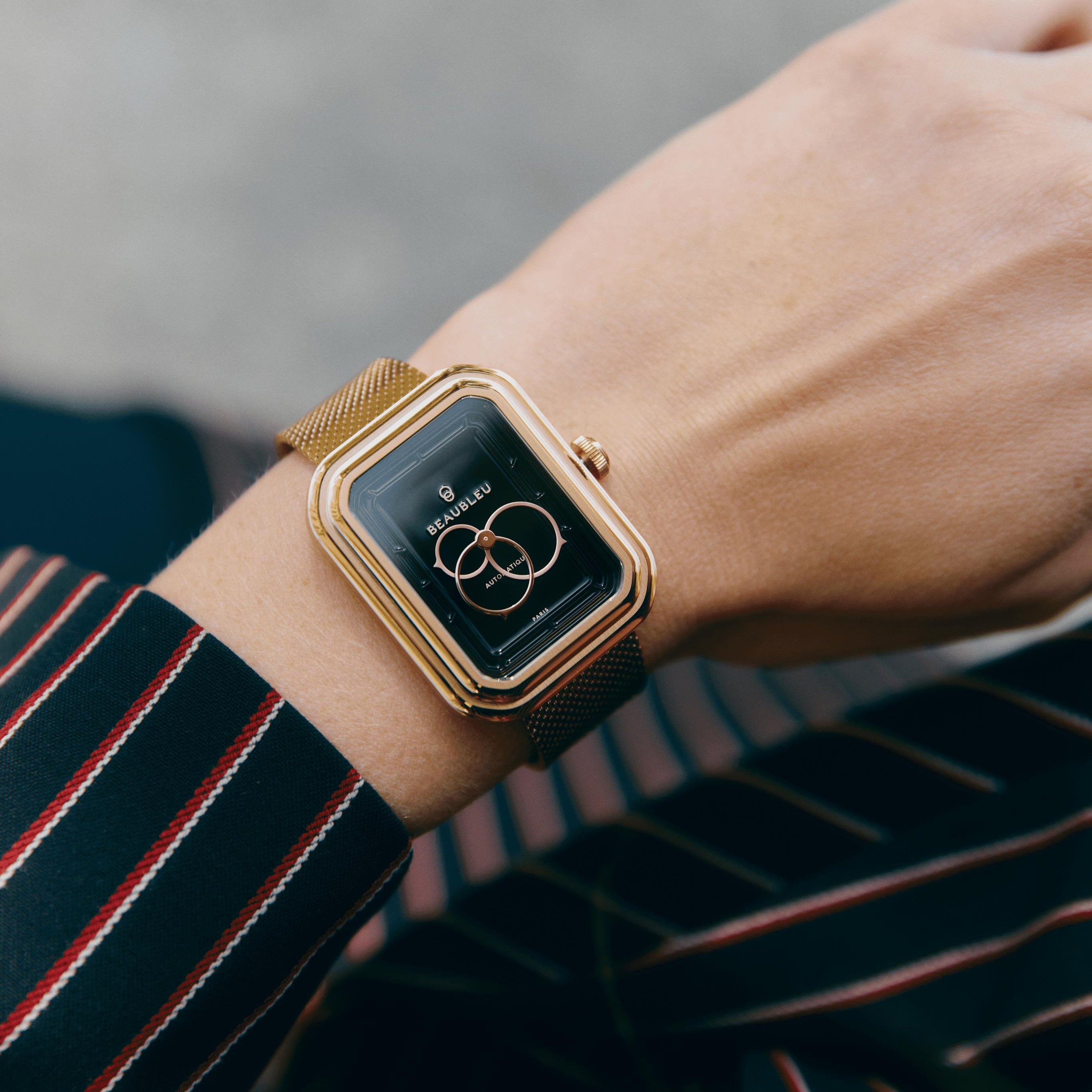 Beaubleu Ecce Figura Onyx watch