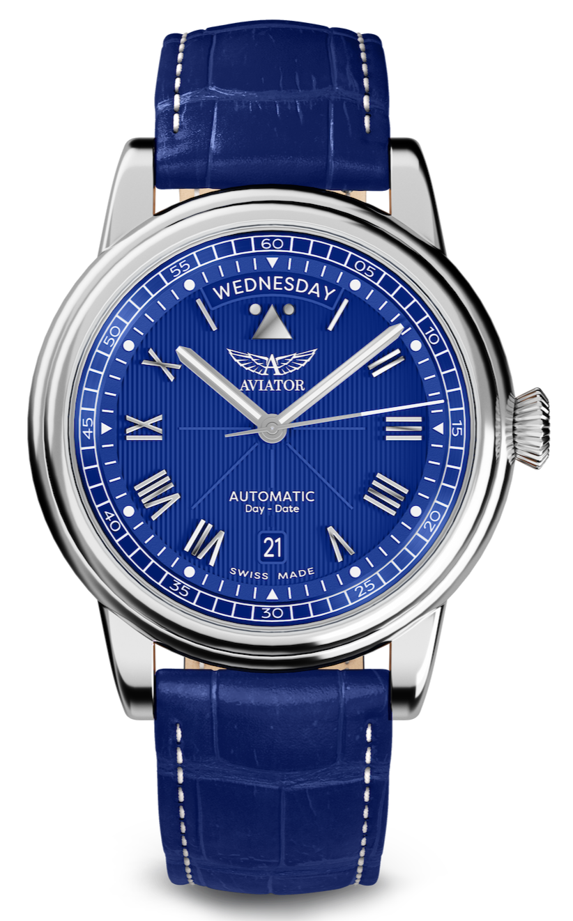 AVIATOR SWISS Douglas day-date 41 watch V.3.35.0.276.4