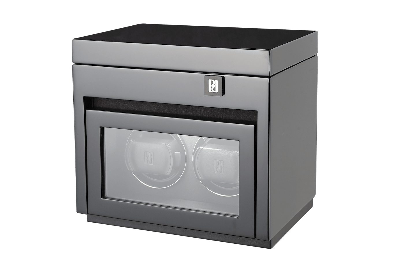 Paul design Gentlemen 2+3 - Naťahovač na 2 hodinky + odkladací priestor