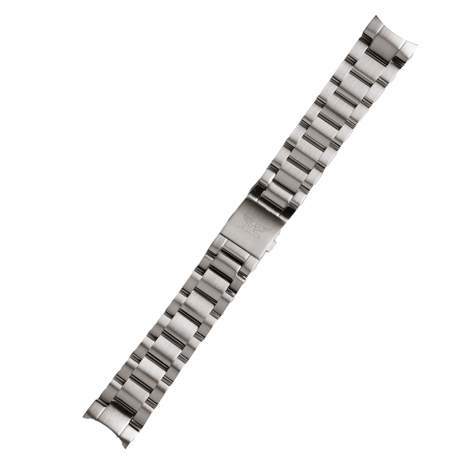 Aviator Swiss kovový náramok pre model AIRACOBRA P45 Chrono - oceľový