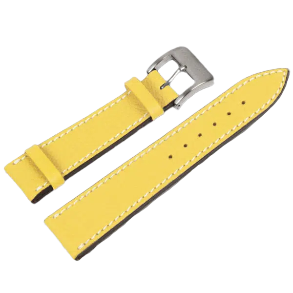 Alexander Shorokhoff kožený remienok z teľacej kože – žltý