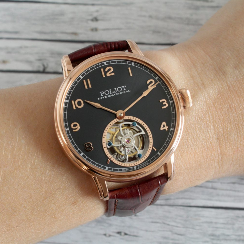 Uhr Poljot International Tourbillon 3400.T-XVIII-SG