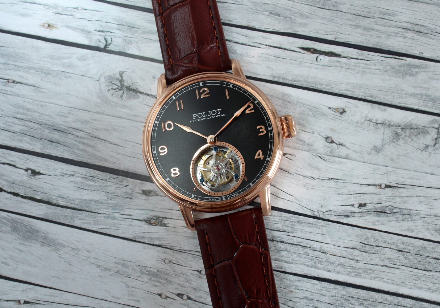 Uhr Poljot International Tourbillon 3400.T-XVIII-SG