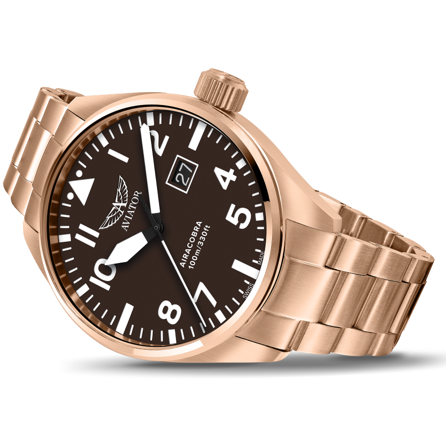 AVIATOR SWISS AIRACOBRA P42 V.1.22.2.151.4 watch