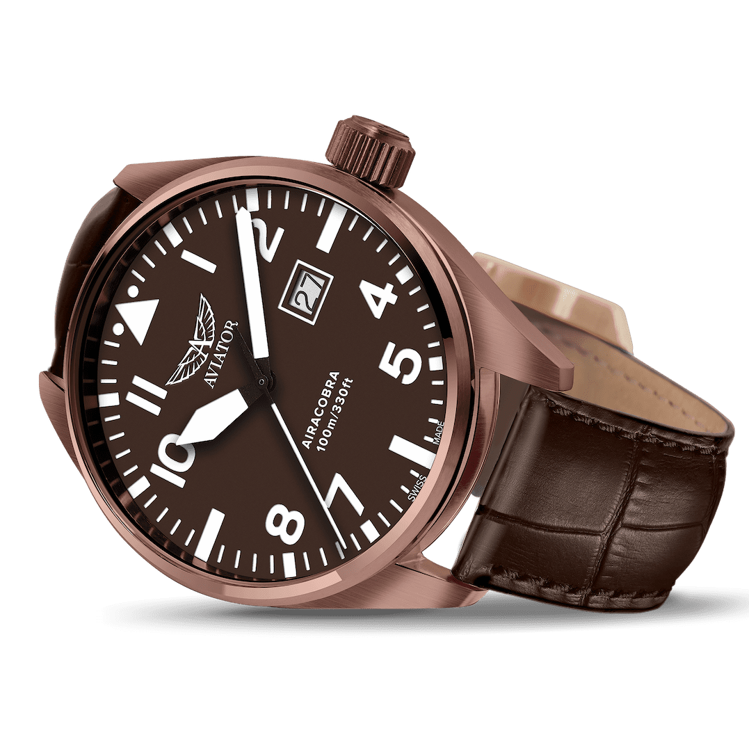 AVIATOR SWISS AIRACOBRA P42 V.1.22.8.151.4 watch
