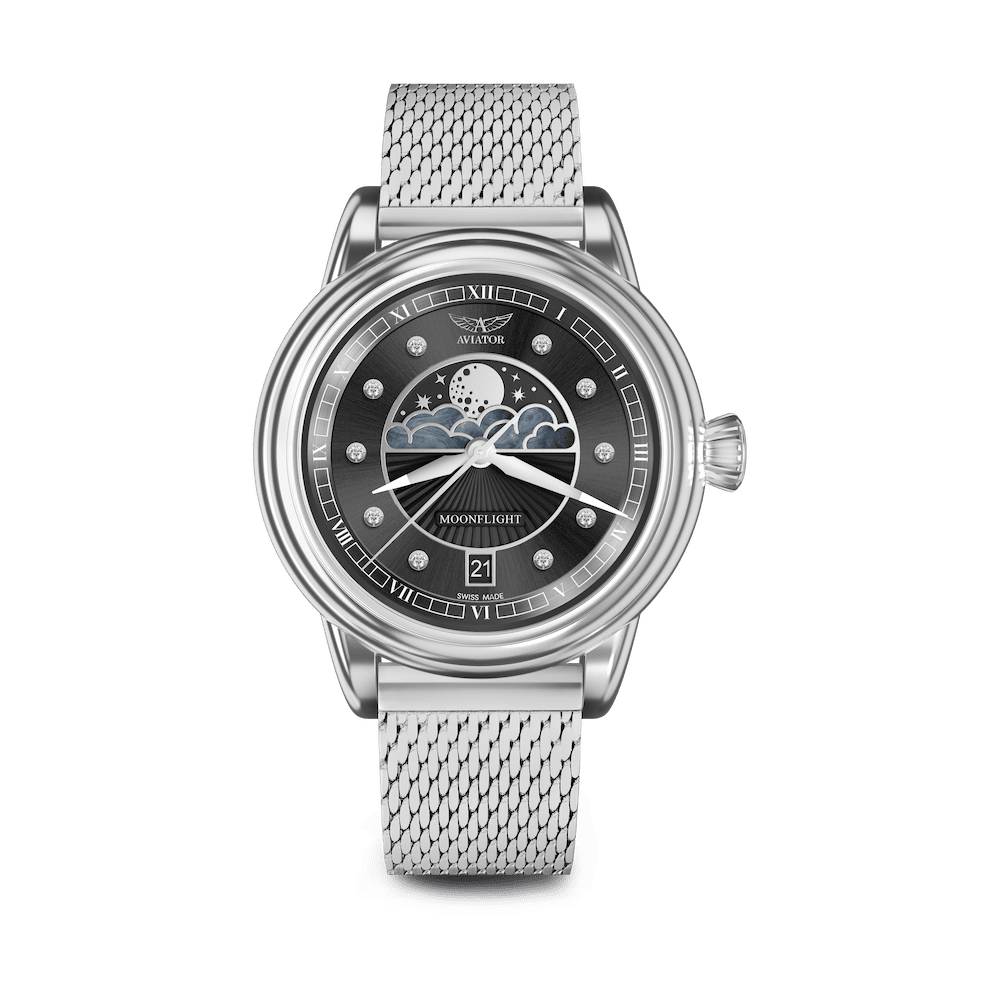 Hodinky Aviator Swiss DOUGLAS MOONFLIGHT V.1.33.0.381.4