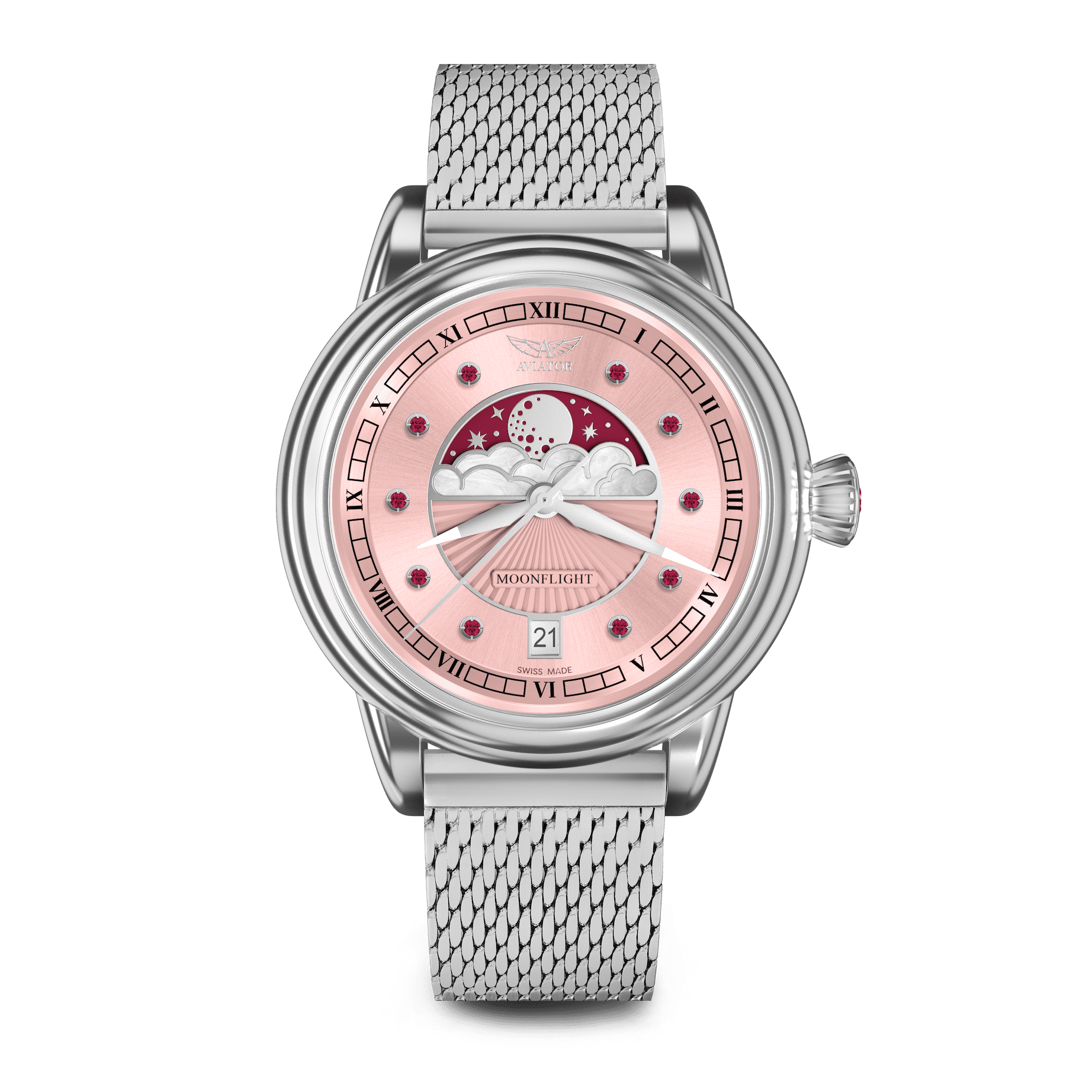 Aviator Swiss DOUGLAS MOONFLIGHT V.1.33.0.417.4 Watch