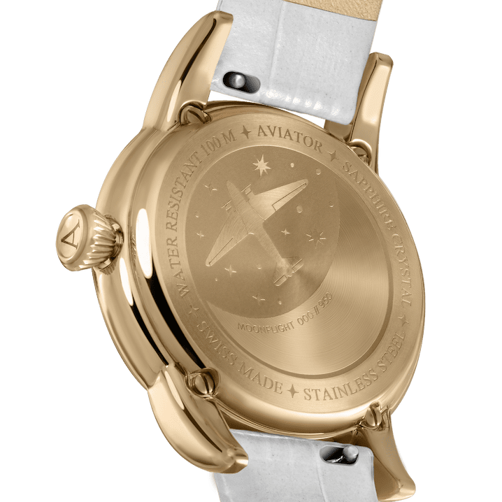 HODINKY AVIATOR SWISS DOUGLAS MOONFLIGHT V.1.33.1.343.4