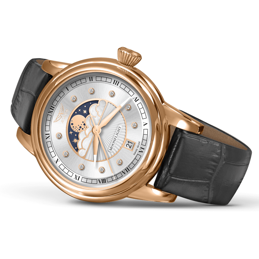 Hodinky Aviator Swiss DOUGLAS MOONFLIGHT V.1.33.2.382.4