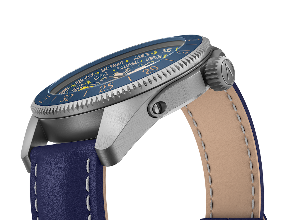 Hodinky AVIATOR SWISS AIRACOBRA GMT V.1.37.0.304.4