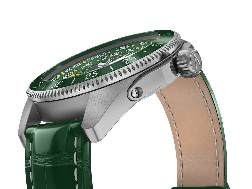 Hodinky AVIATOR SWISS AIRACOBRA GMT V.1.37.0.309.4