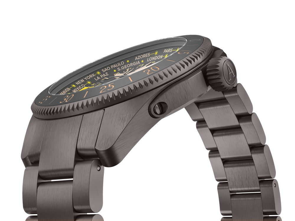 Hodinky AVIATOR SWISS AIRACOBRA GMT V.1.37.7.305.4