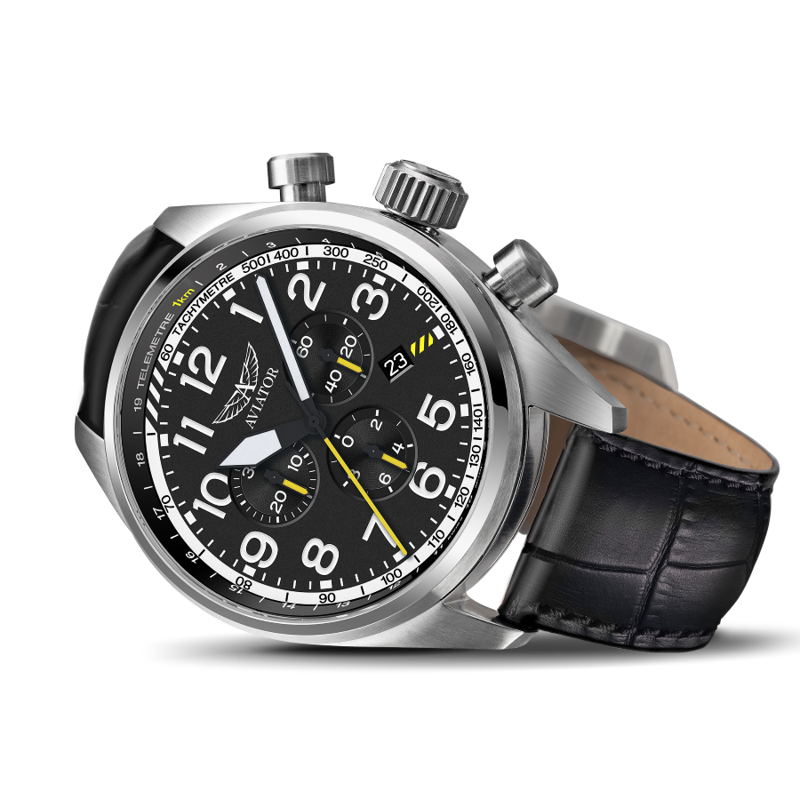 AVIATOR SWISS AIRACOBRA P45 CHRONO V.2.25.0.169.4 watch