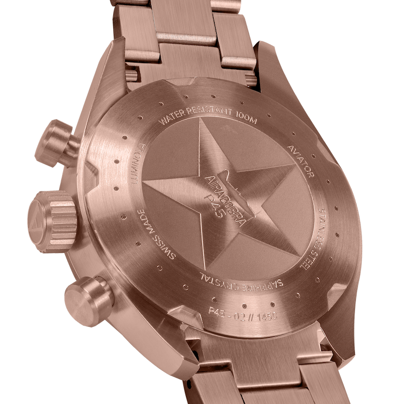 AVIATOR SWISS AIRACOBRA P45 CHRONO V.2.25.2.173.4 watch