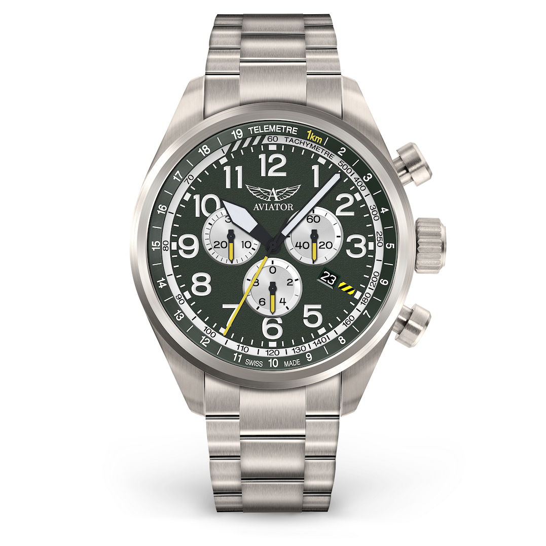 AVIATOR SWISS AIRACOBRA P45 CHRONO V.2.25.7.171.4 watch