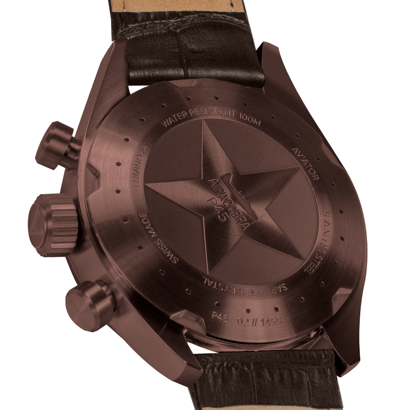 AVIATOR SWISS AIRACOBRA P45 CHRONO V.2.25.8.172.4 watch
