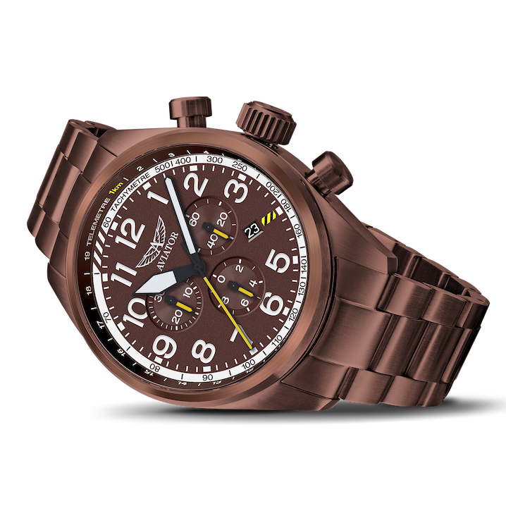 AVIATOR SWISS AIRACOBRA P45 CHRONO V.2.25.8.172.4 watch