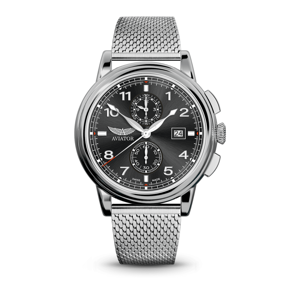 AVIATOR SWISS Douglas DC-3 Chronograph V.2.45.0.405.4 Watch