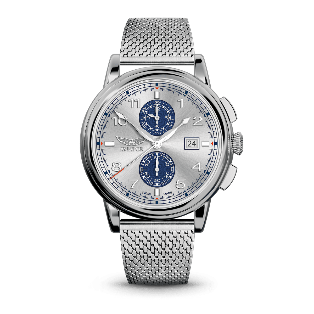 AVIATOR SWISS Douglas DC-3 Chronograph V.2.45.0.413.4 Watch