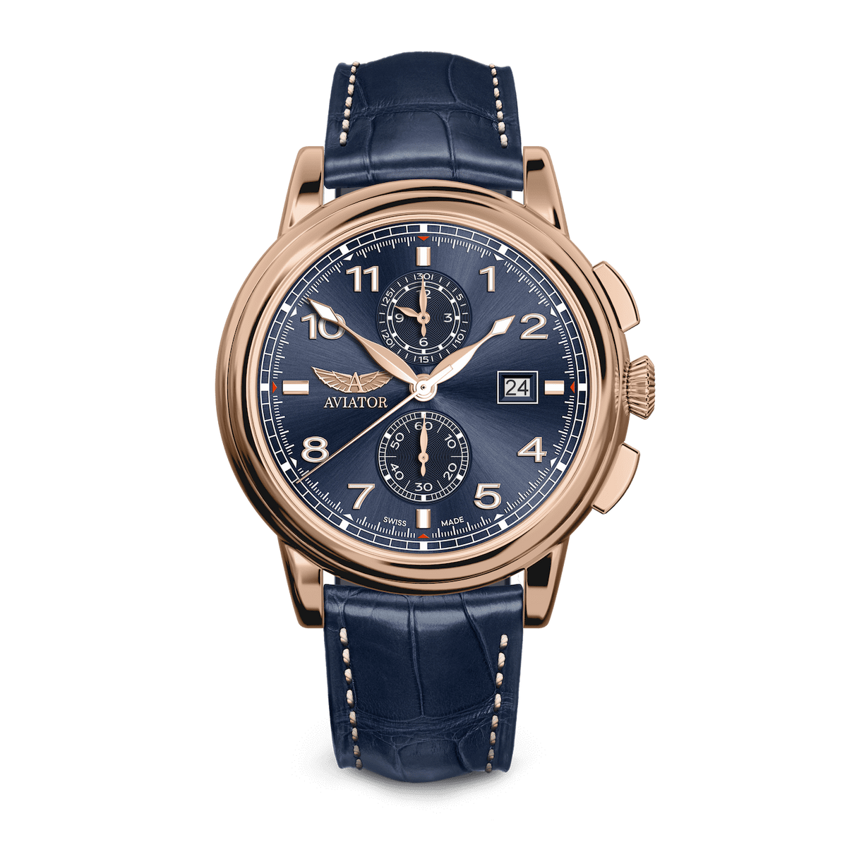 AVIATOR SWISS Douglas DC-3 Chronograph V.2.45.2.408.4 watch