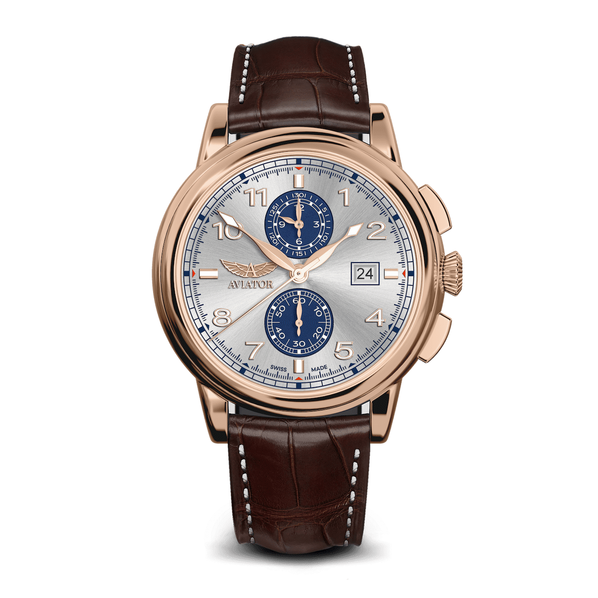 AVIATOR SWISS Douglas DC-3 Chronograph V.2.45.2.414.4 Watch
