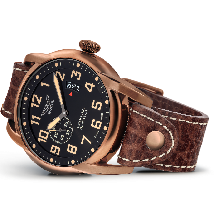 watch AVIATOR SWISS Bristol Scout V.3.18.8.162.4