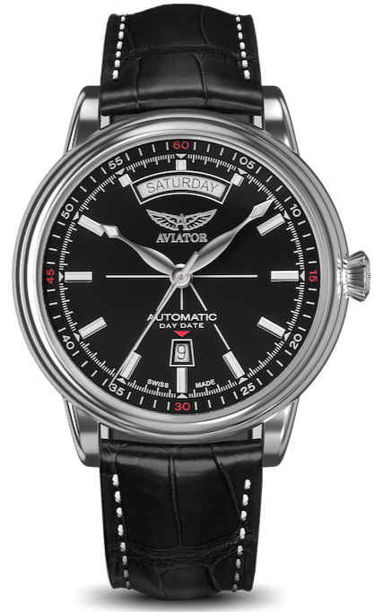 Hodinky AVIATOR SWISS Douglas day-date V.3.20.0.142.4
