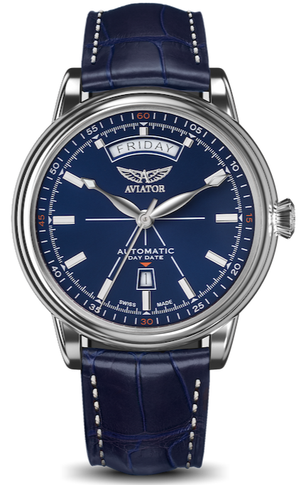 Hodinky AVIATOR SWISS Douglas day-date V.3.20.0.145.4
