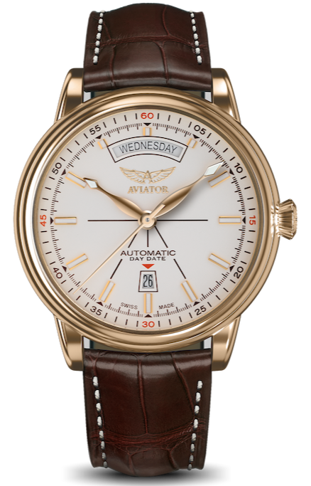 Hodinky AVIATOR SWISS Douglas day-date V.3.20.1.147.4
