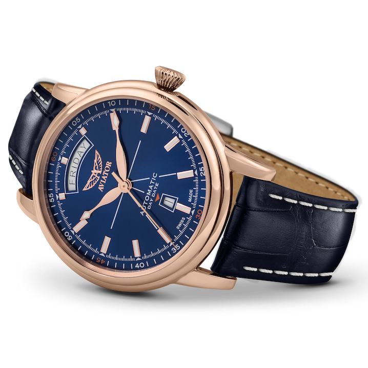 Hodinky AVIATOR SWISS Douglas day-date V.3.20.2.225.4