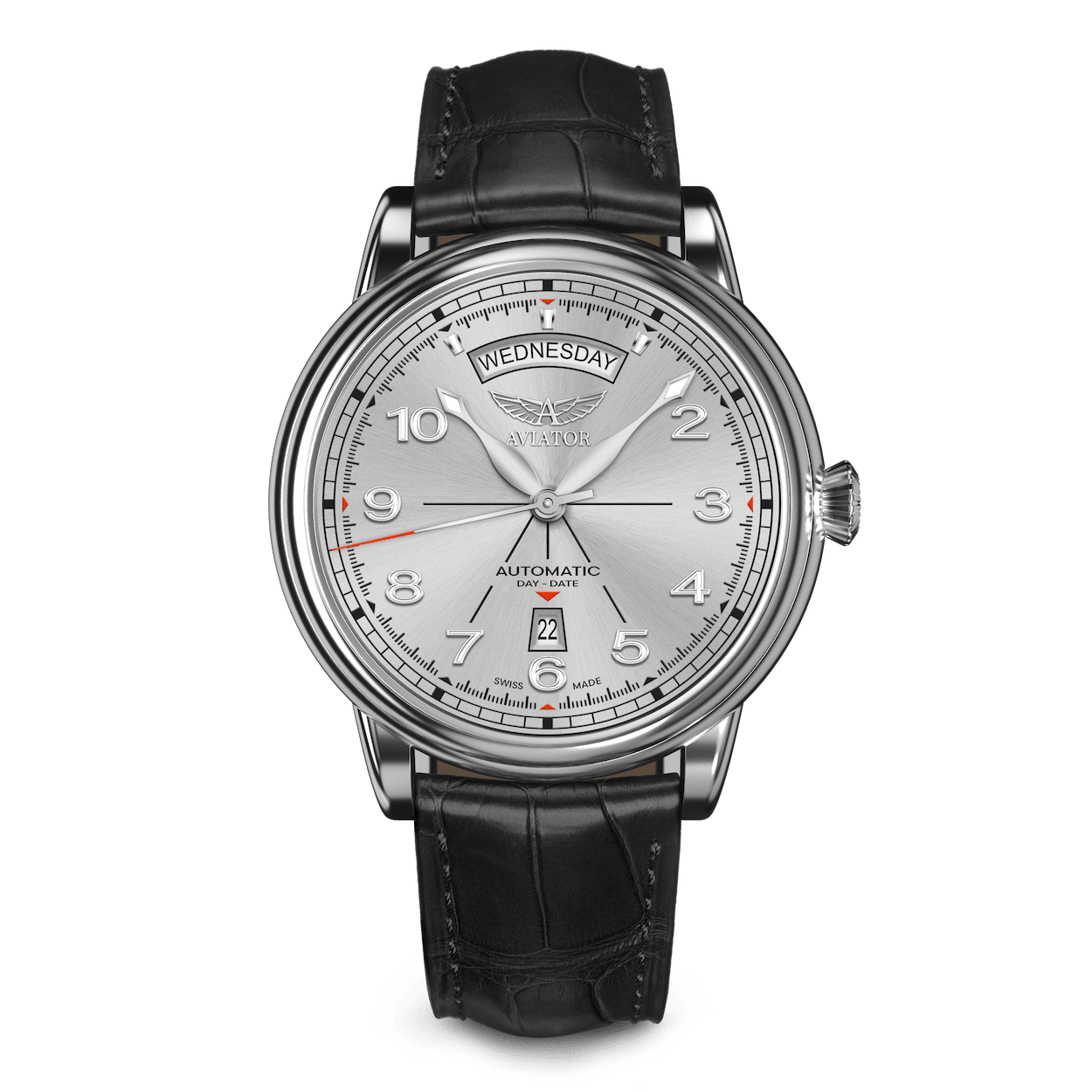 AVIATOR SWISS Douglas day-date 45 V.3.44.0.399.4 Watch