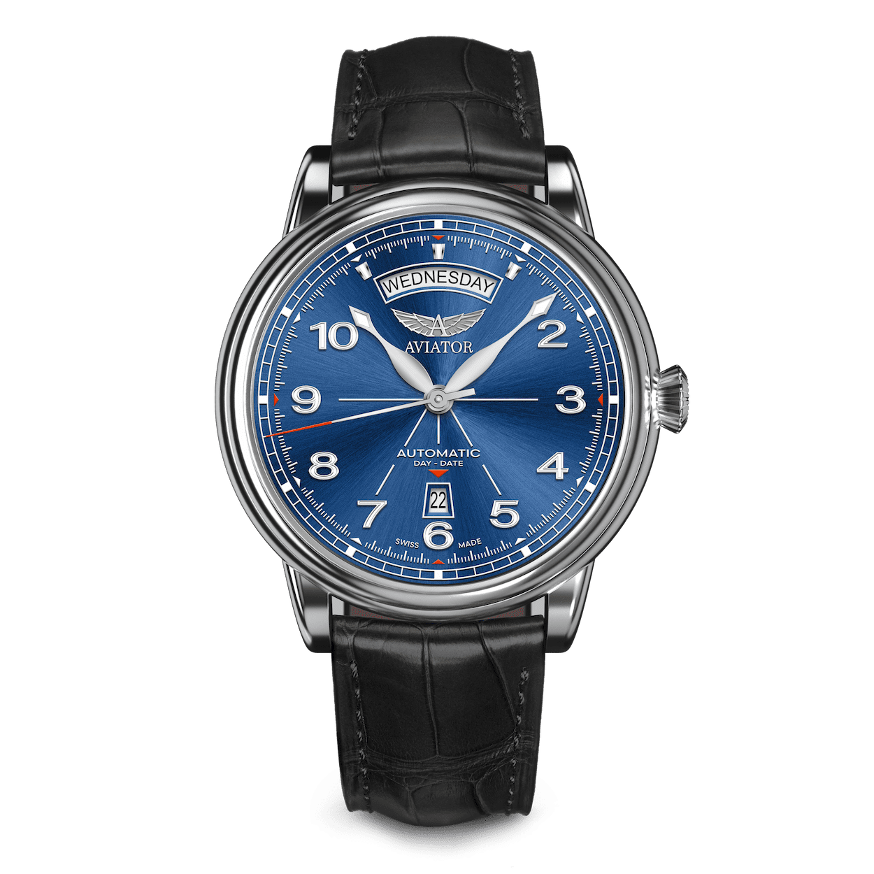 Watch AVIATOR SWISS Douglas day-date 45 V.3.44.0.401.4