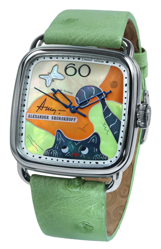 Hodinky Alexander Shorokhoff Black Cat Automatic AS.APV-BCA