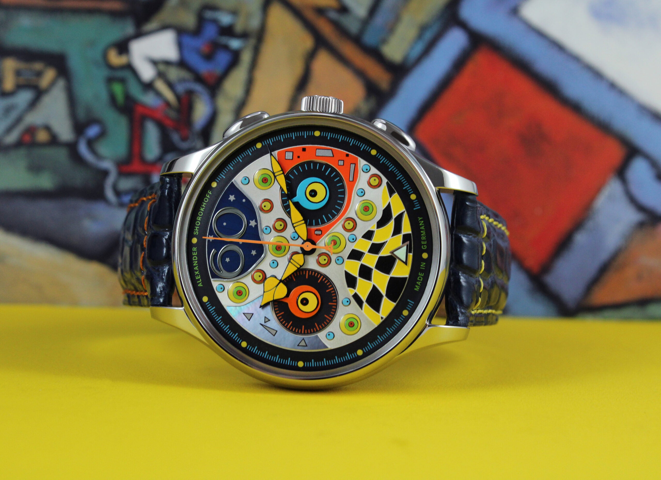 Hodinky Alexander Shorokhoff CRAZY EYES CHRONO AS.LCD-CRS03-A