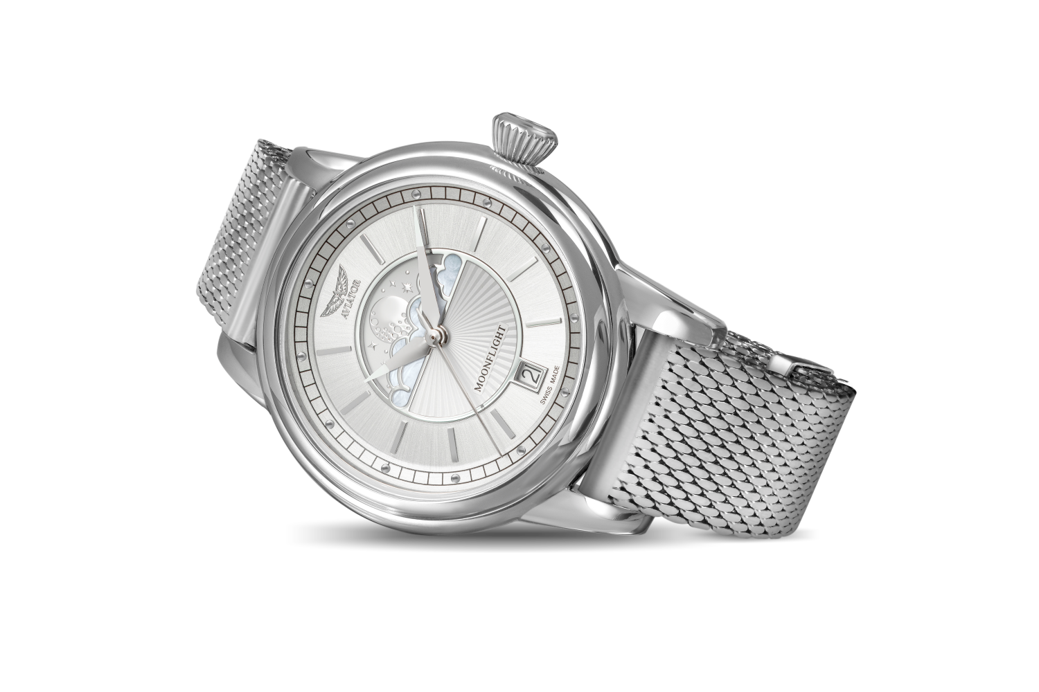 UHREN AVIATOR SWISS DOUGLAS MOONFLIGHT V.1.33.0.250.4