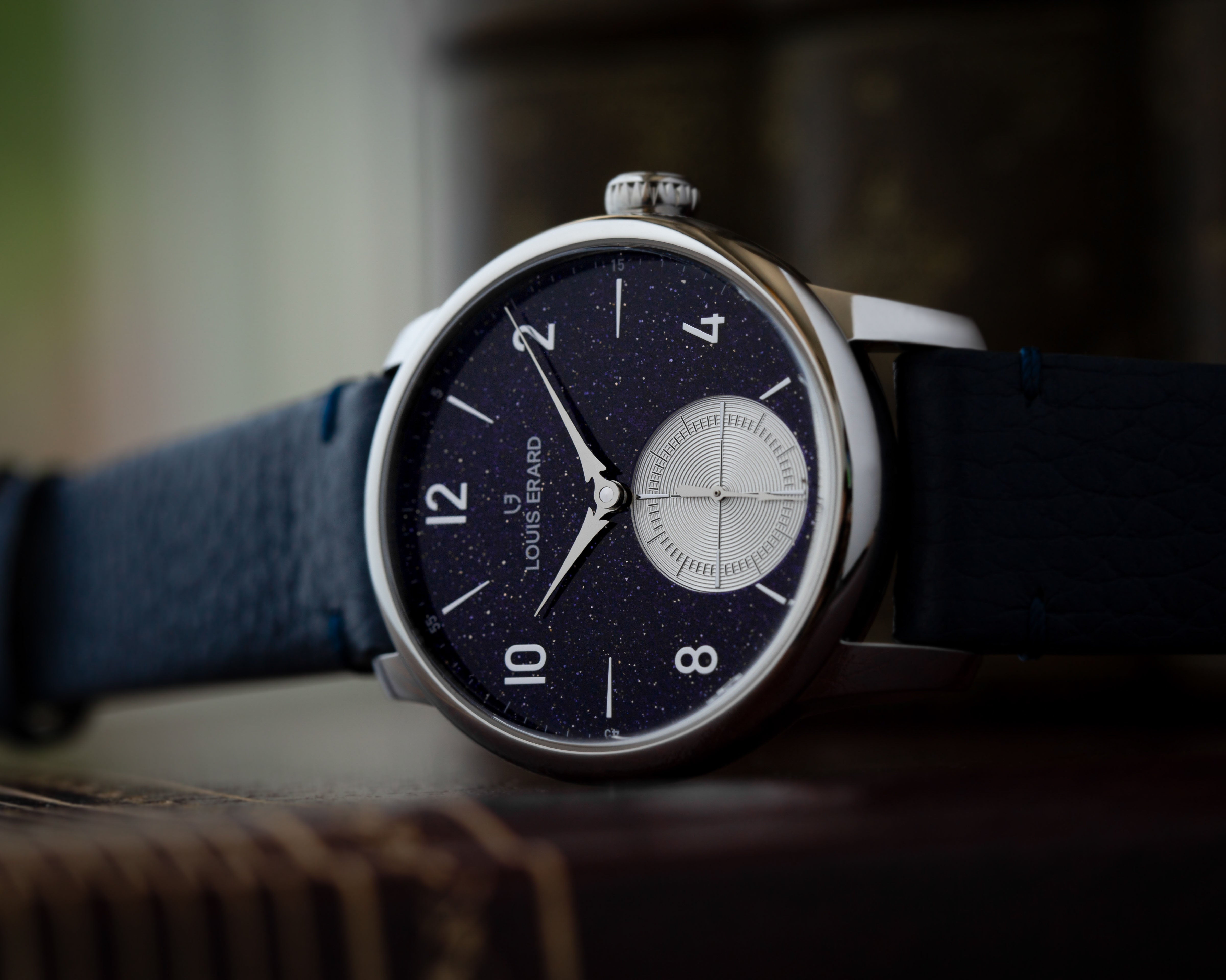 Louis Erard Petite Seconde Aventurine watch