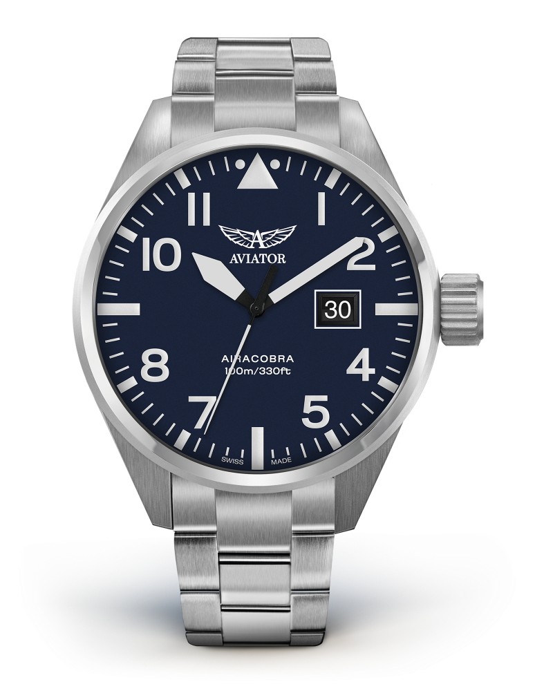 Hodinky AVIATOR SWISS AIRACOBRA P42 V.1.22.0.149.4