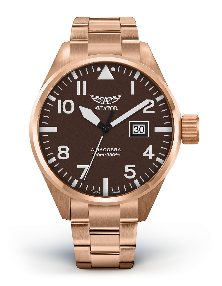 Hodinky AVIATOR SWISS AIRACOBRA P42 V.1.22.2.151.4
