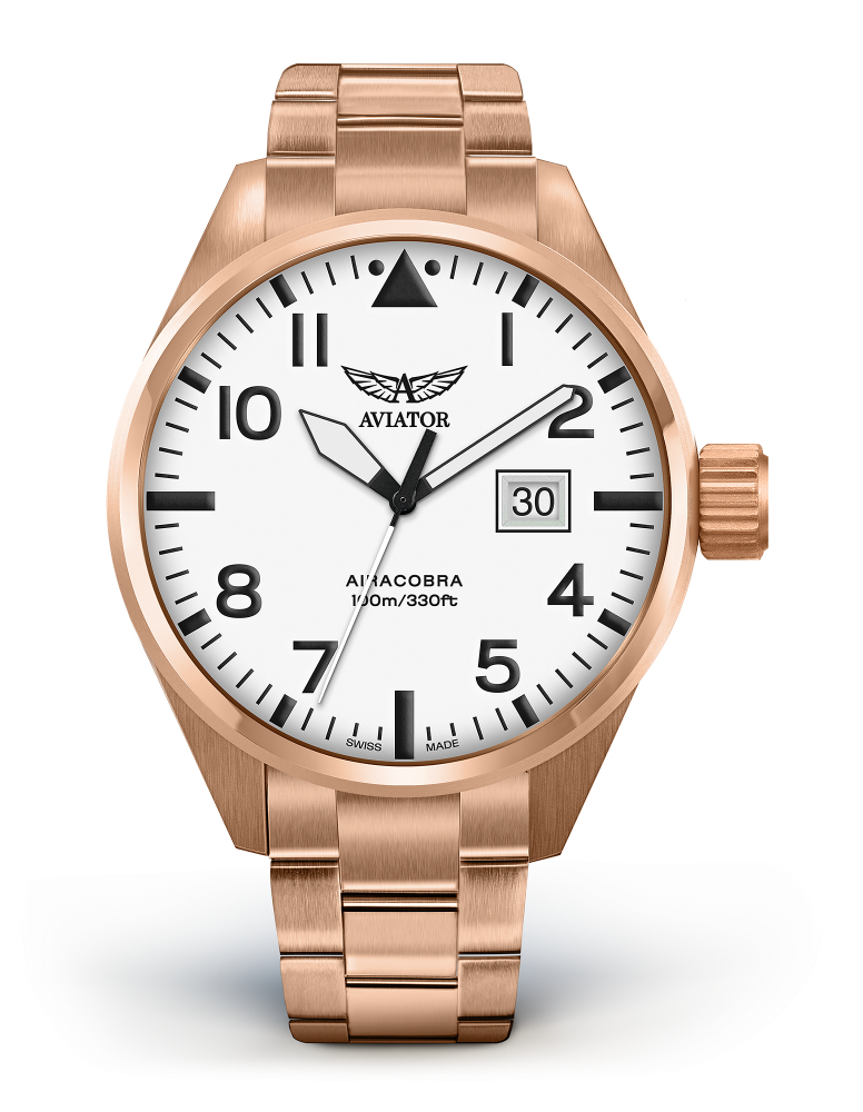 Hodinky AVIATOR SWISS AIRACOBRA P42 V.1.22.2.152.4