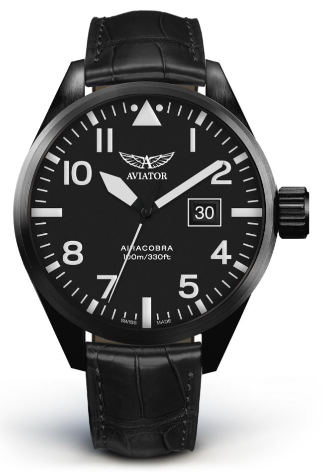 Hodinky AVIATOR SWISS AIRACOBRA P42 V.1.22.5.148.4