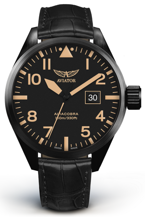 Hodinky AVIATOR SWISS AIRACOBRA P42 V.1.22.5.157.4
