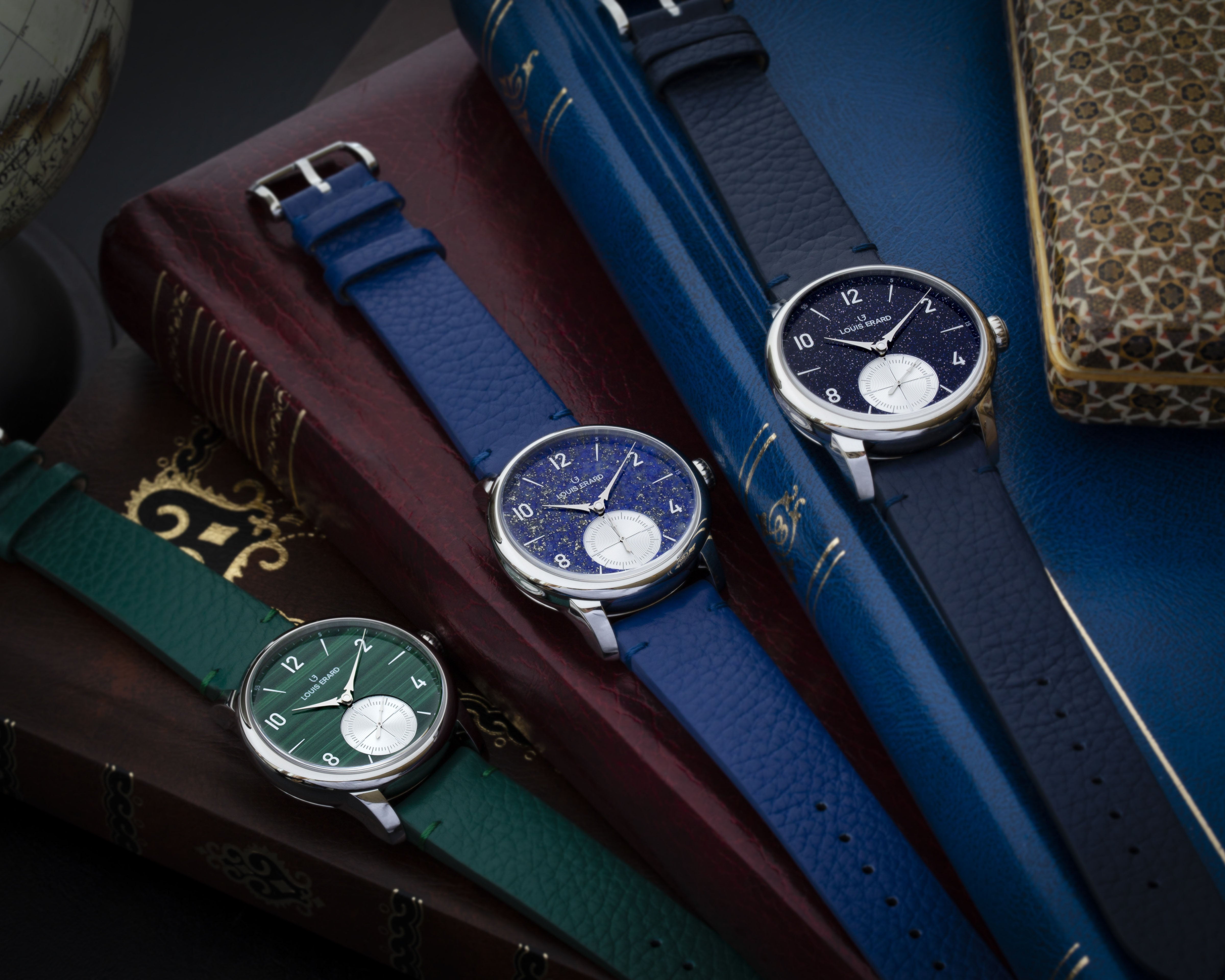 Louis Erard Petite Seconde Aventurine watch