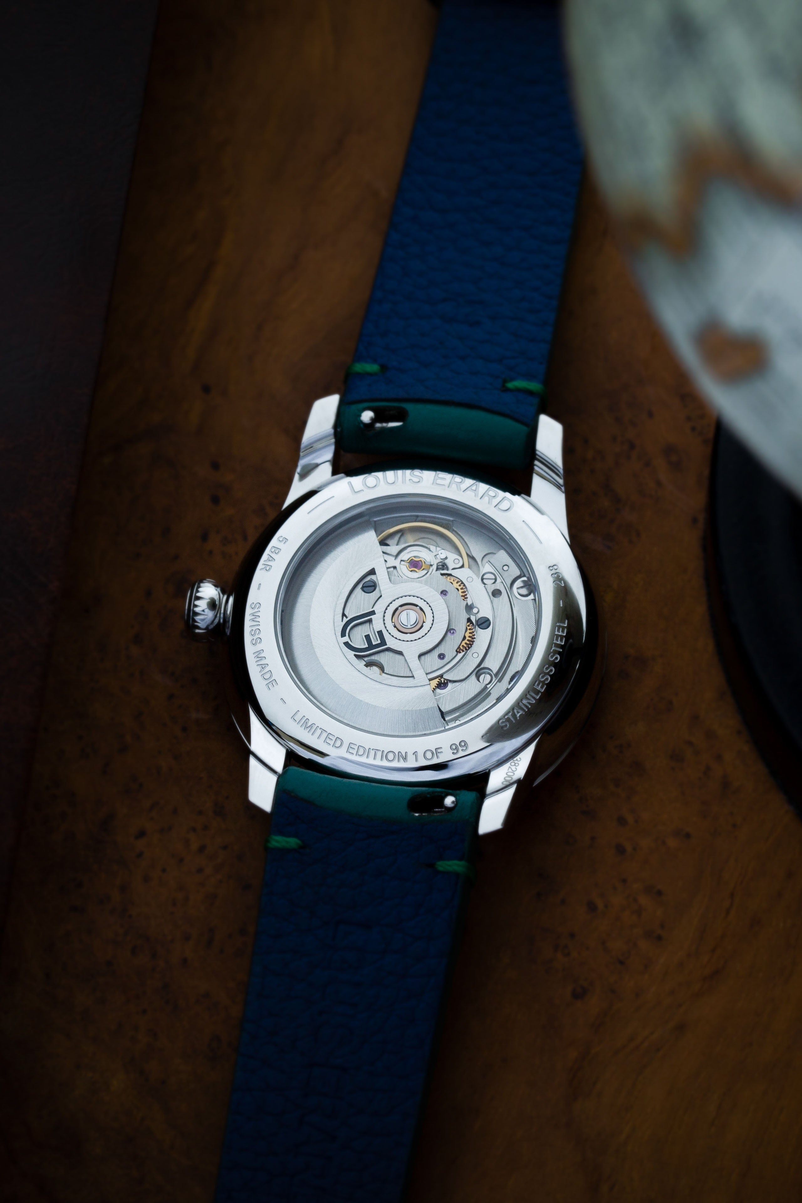 Louis Erard Petite Seconde Aventurine watch