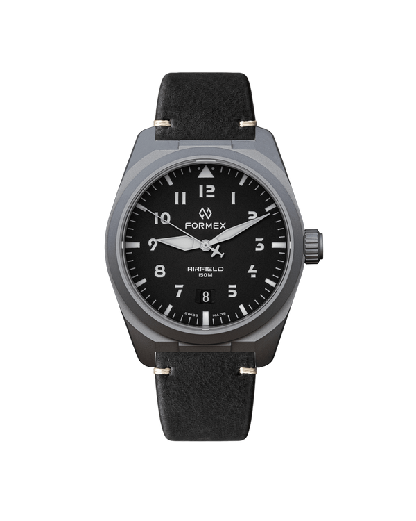 Formex AIRFIELD Automatic Watch - Jet Black