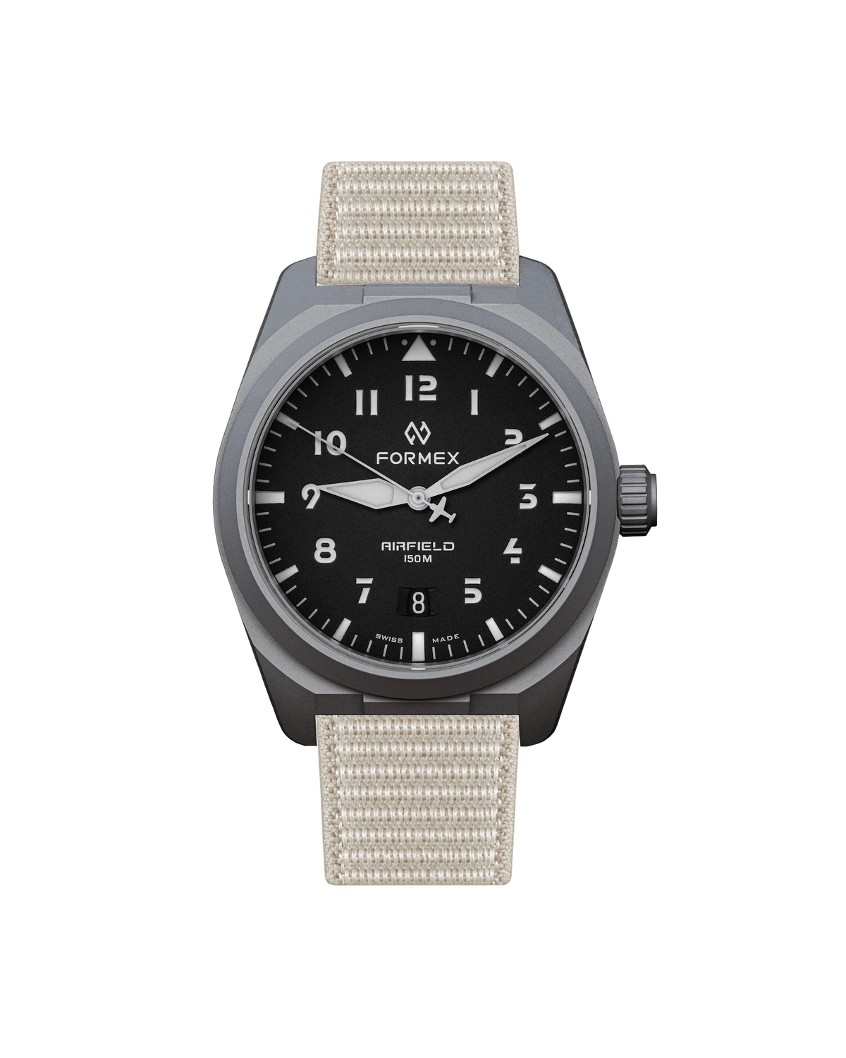 Hodinky Formex AIRFIELD Automatic - Jet Black