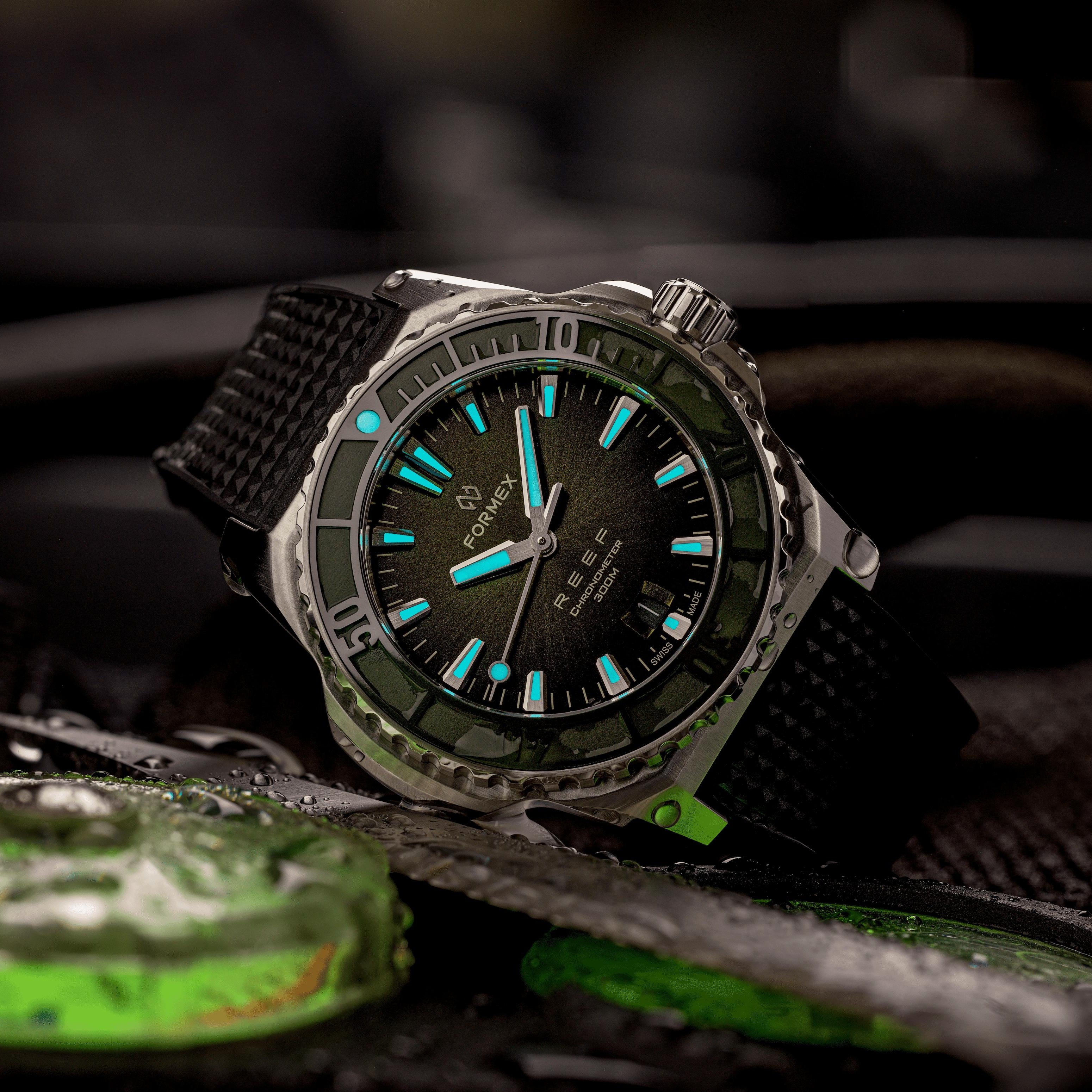 Hodinky Formex Reef 42 mm - Zelená